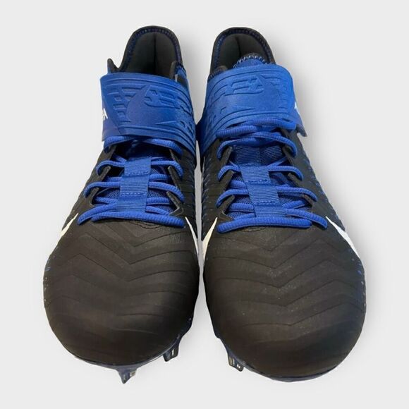 Nike Alpha Menace Pro 2 Mid Blue Black Football Cleats BV3945-400 Mens size 13 - Picture 2 of 6